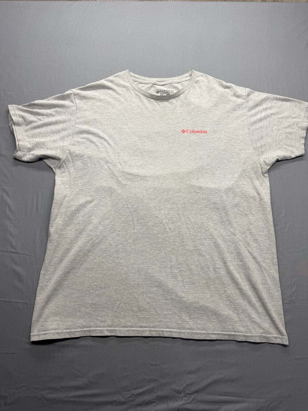Columbia Mens Gray Las Vegas Welcome Back Graphic Short Sleeve T-Shirt Size XL